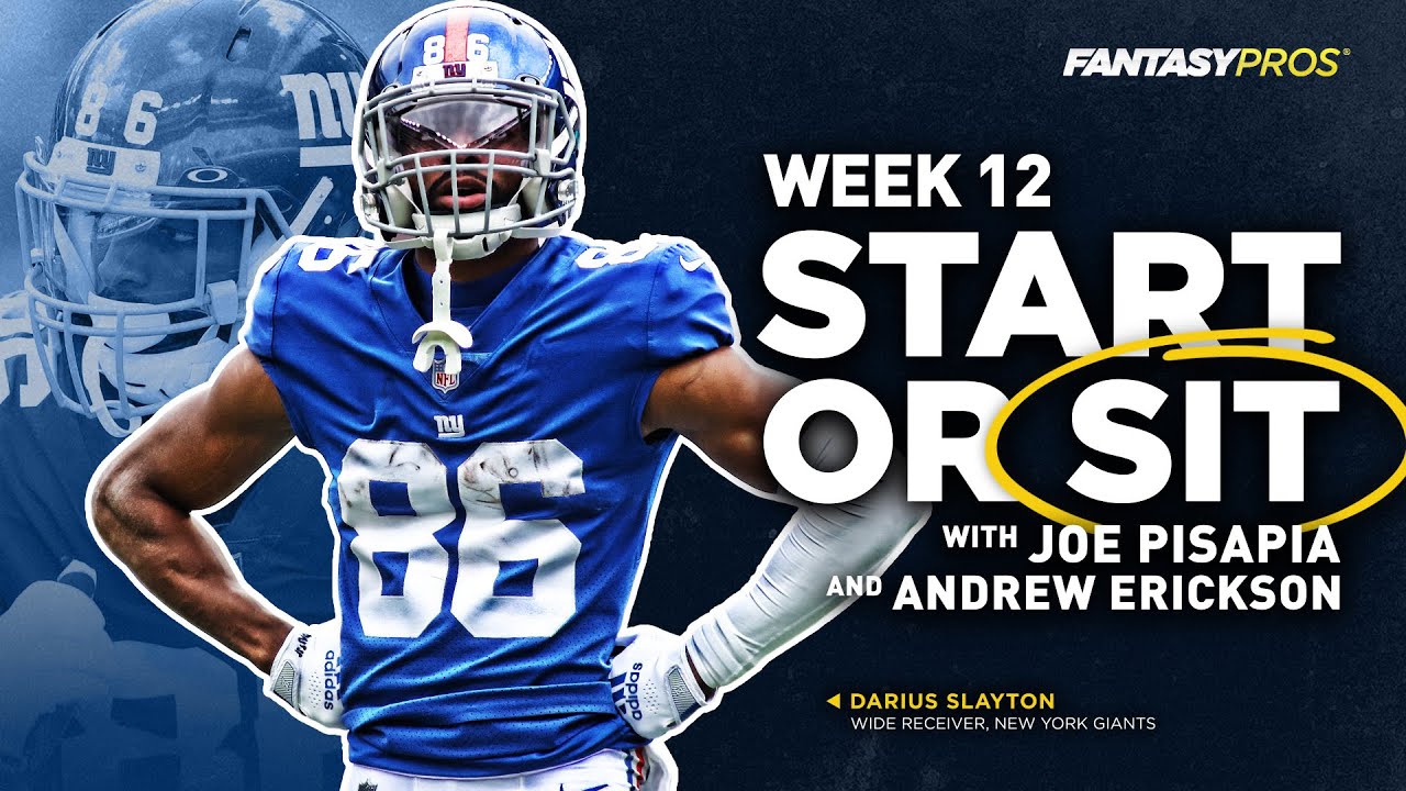 Fantasy Football Week 12 Start/Sit Advice: Riskiest & Safest