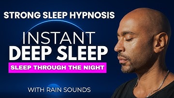 Deep Sleep Hypnosis, Guided Sleep Meditation | Rain Sounds