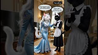 Top 10 Most Brave Cat Moments! 😼 You Won't Believe the Ending! 😱 #shorts #cats #funny #brave #viral