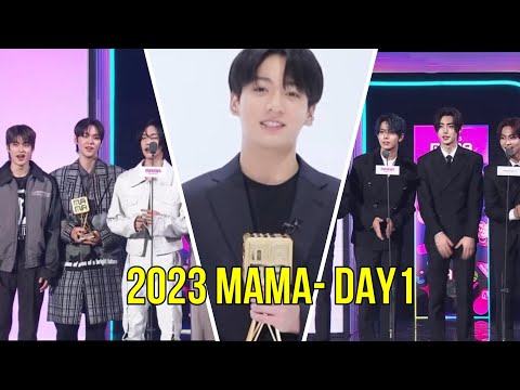 Winners Of The 2023 MAMA Awards- DAY 1