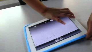 iPad 2 silicone Case Blue -New Design screenshot 1