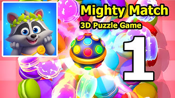 Mighty Match - 3D Matching Game Gameplay Walkthrough Part 1 | iOS, Android, Casual - Puzzle Game