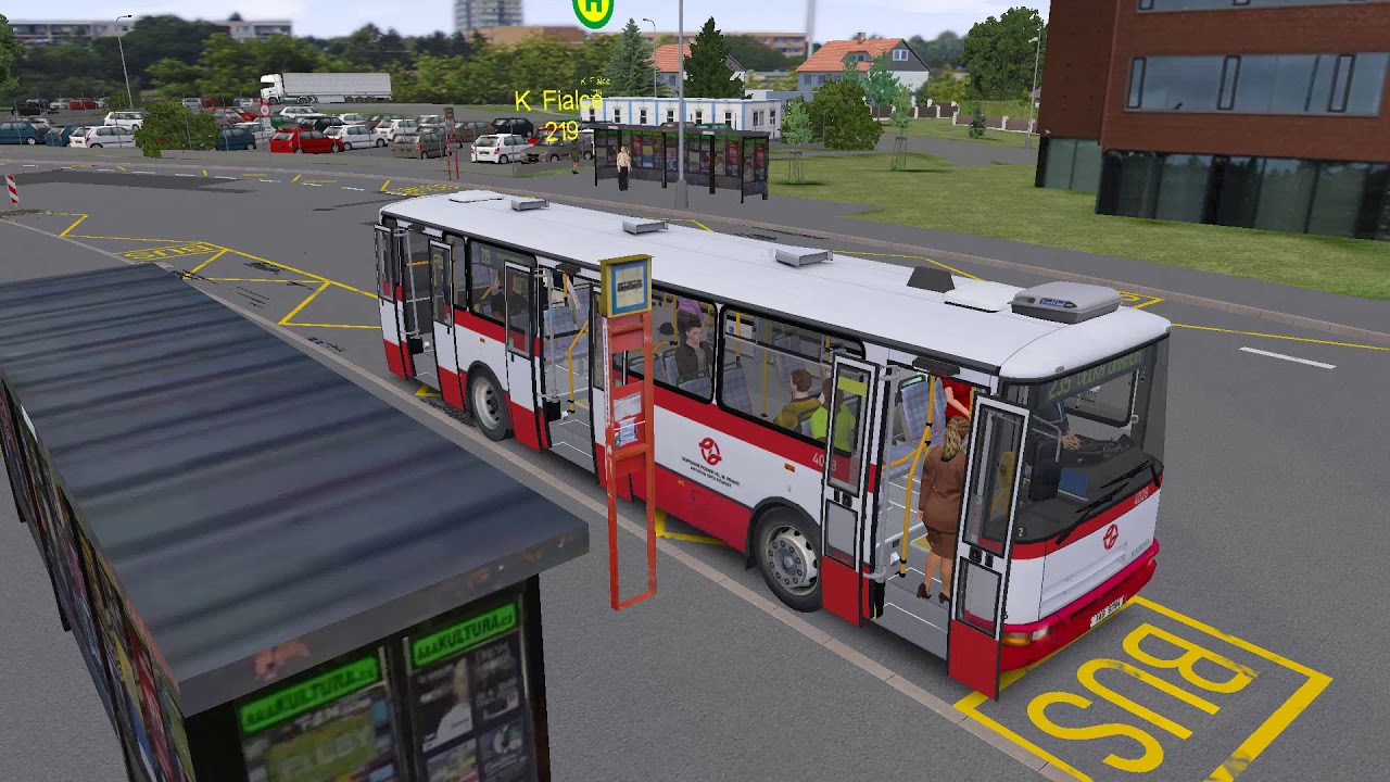 OMSI 2 praha-219 Bavorská- Nové Butovice Karosa B951