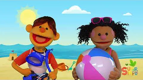 Let's Go To The Beach + More | Kids Songs | Super Simple Songs