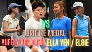 5.0+ | WOMENS | INTERNATIONAL PROS vs TEEN GIRLS | Ella Yeh/Elsie VS Yufei/Ken Tam | PPA CHALLENGERS