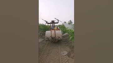 Anti-insect spraying system with vehicle, very clever