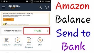 How to Send Amazon Pay Balance On Bank Account