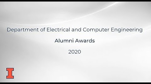 ECE Alumni Awards 2020 Video (captioned)