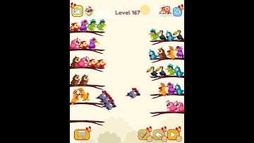 Bird Sort Color Puzzle 167 | Tricky Parrot Sorting Challenge