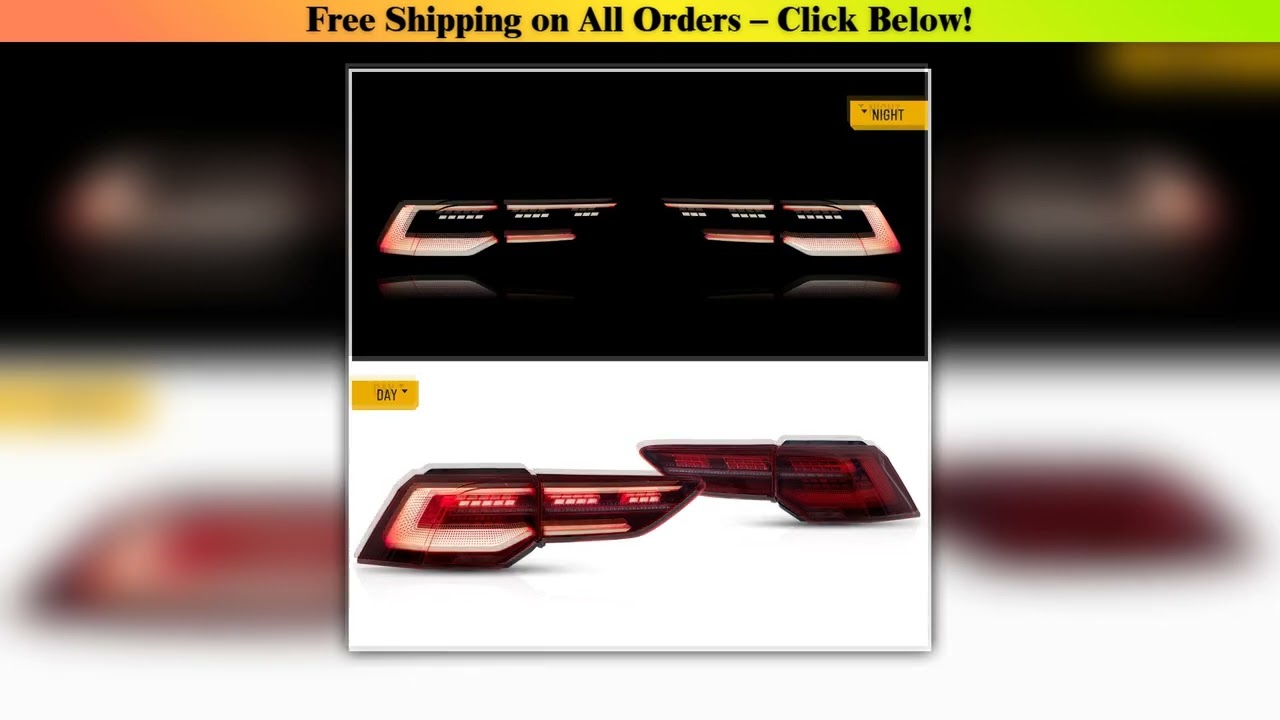 2PCs Car Tail Light Assembly For Volkswagen VW Golf 8 MK8 2020-UP LED Brake Flowing Water Flicker