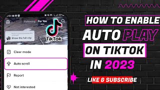 How to Enable Auto Scroll on Tiktok? screenshot 2