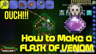 How to Make a FLASK OF VENOM in Terraria