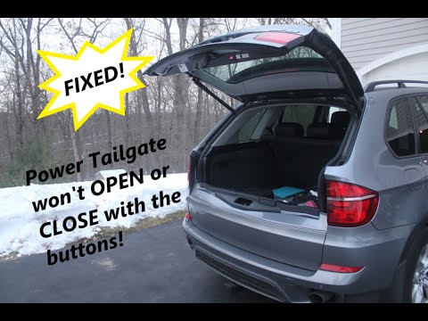 FIXED! BMW Power Tailgate will not open or close; Power Liftgate will not raise up or down