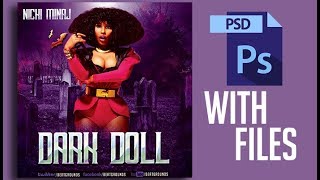 Nicki Minaj Dark Halloween Mixtape Cover (Easy Photoshop Tutorial) @BeatGrounds