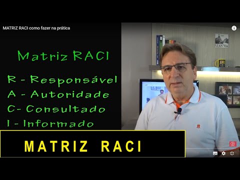 Como fazer a MATRIZ RACI na prática