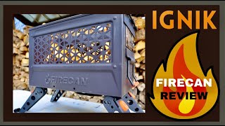 IGNIK FIRECAN ||🔥Propane Campfire|| Unboxing and Review 🔥