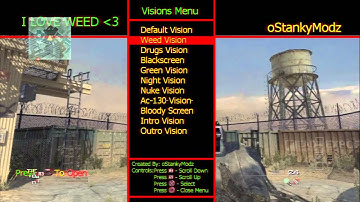 MW3 oStankyModz RTE Mod Menu Beta