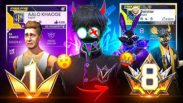 I Transform Subscriber ₹1 Noob ID into PRIME 8 Level ID in Just 24 Hours 😱 – Garena Free Fire