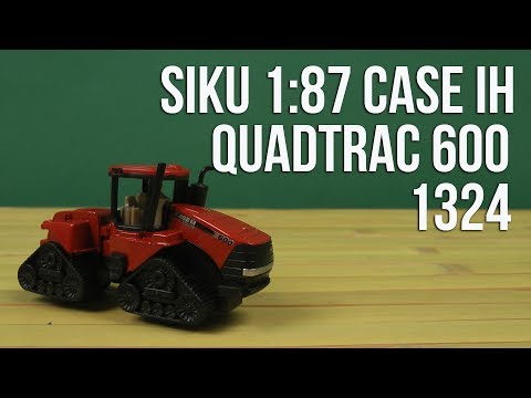 Распаковка Siku 1:87 Case IH Quadtrac 600 Красный 1324