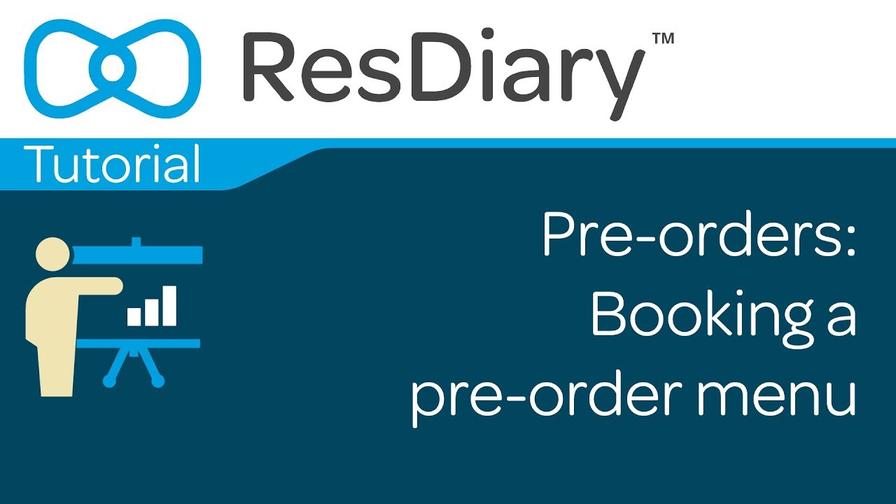 Pre-orders: Booking a pre-order menu