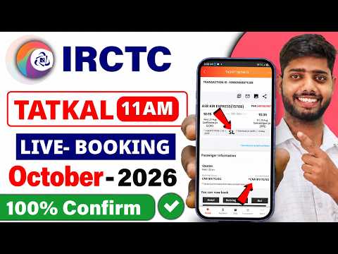 irctc tatkal ticket booking | how to book tatkal ticket in irctc | tatkal ticket booking in mobile