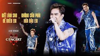 MASHUP BIẾT LÀM SAO ĐỂ QUÊN EM & KHÔNG CẦN HỨA ĐÂU EM | CONCERT ANH TRAI VƯỢT NGÀN CHÔNG GAI