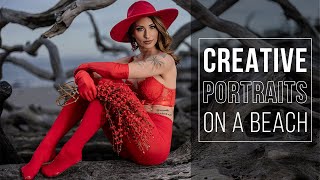 Creative beach portraits using off-camera flash screenshot 3