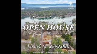 🏡 OPEN HOUSE THIS SATURDAY AT LAKE JAMES! 🚤