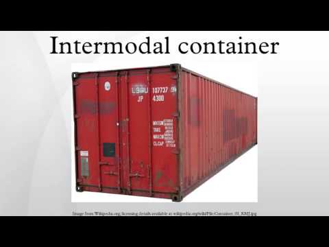 Intermodal container