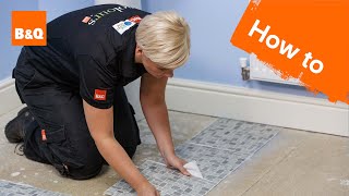 How to lay vinyl tiles & carpet tiles part 2: laying the tiles