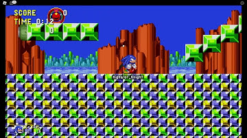 Classic Sonic Simulator Test Server V12 - Air Azure Auto Zone Act 1. (By: Stfanffff.)