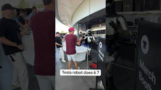 Tesla robot does 6 7 #fyp #viral #tesla #elonmusk #teslarobot