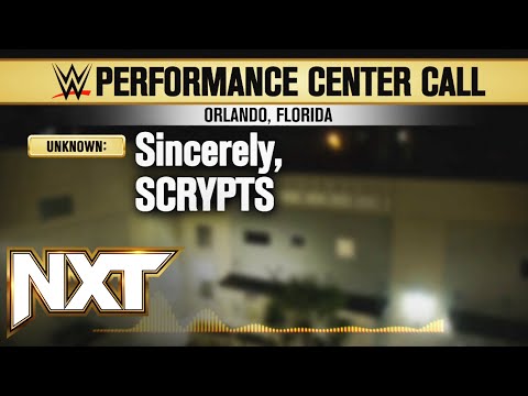 Scrypts leaves a mysterious voicemail for NXT: WWE NXT, Oct. 25, 2022