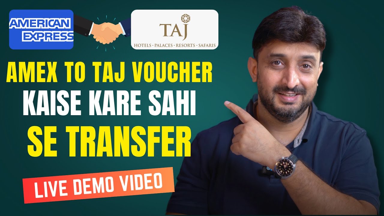 American Express se Taj Vouchers kaise redeem kare | How to redeem Taj vouchers from Amex