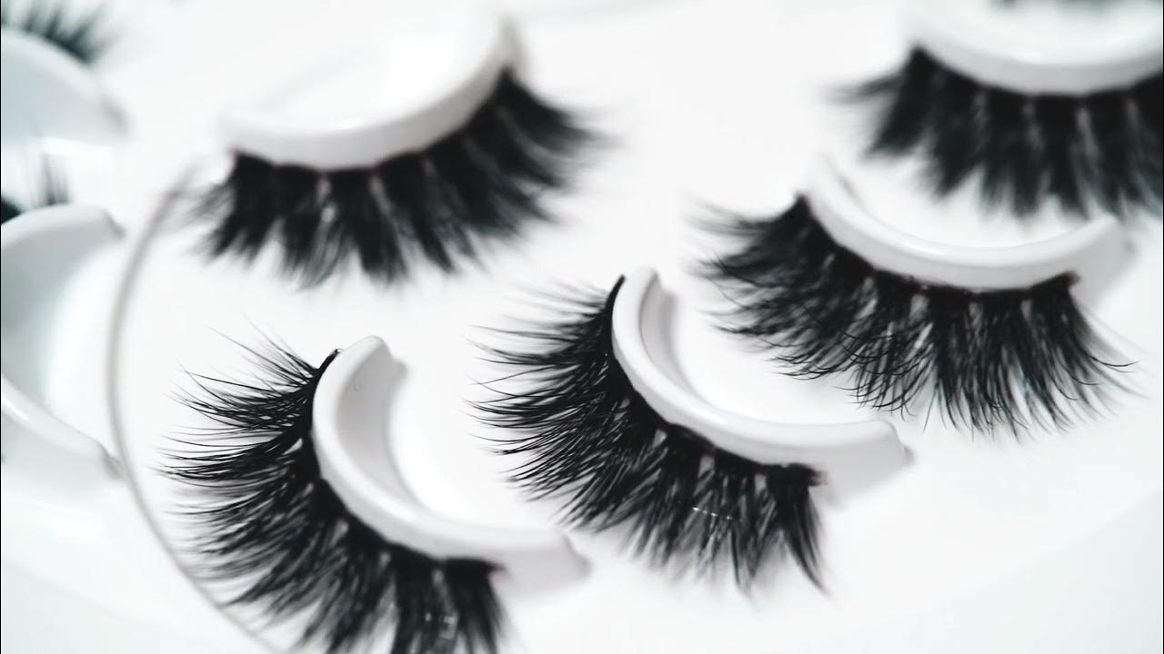 Hot Selling Amazon Faux Mink Lashes Set HFT Lash YouTube