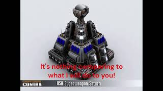 Contra X | USA Saturn voice lines