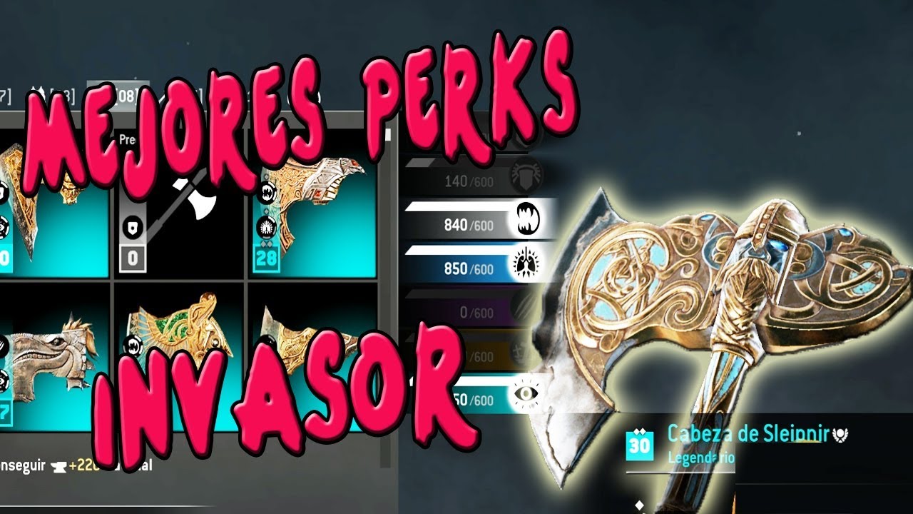 GUIA LAS MEJORES PERKS DE INVASOR FOR HONOR Gameplay Español
