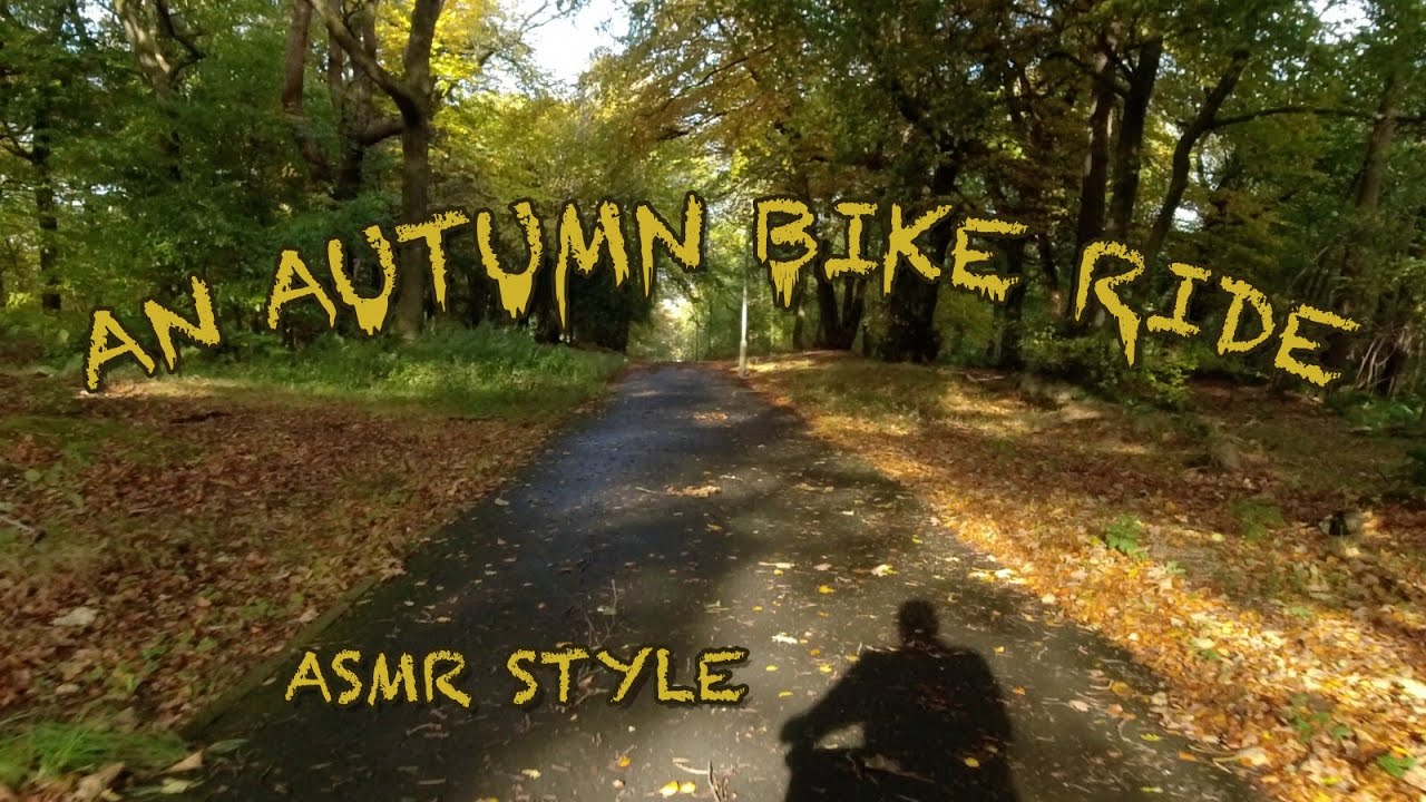 ASMR style Autumn bike ride