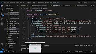 Tailwind in React Redux Thunk app