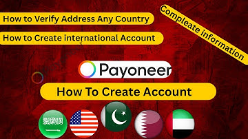 How to Create Payoneer Account 2025 | Pakistan & International Verification | Full Guide Urdu/Hindi