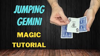 Jumping Gemini - Sleight Of Hand Magic Card Trick Tutorial