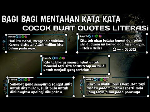 Terbaru 2020 Mentahan Kata Kata Quotes Literasi Youtube