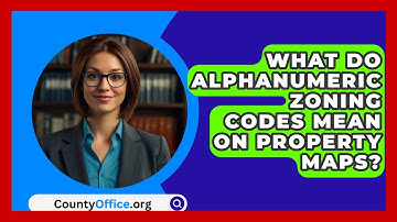 What Do Alphanumeric Zoning Codes Mean On Property Maps? - CountyOffice.org