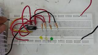 7493 ic asynchronous MOD 12 counter practical