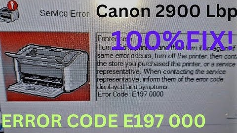100% Fix!  Error canon lbp 2900 ||canon 2900 logic card problem