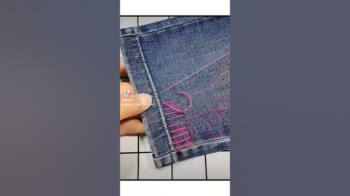 aprende a reducir el largo de tus jeans sin nesecidad de cortarlos super facil 😉