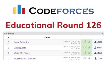 A,B&C | Educational Codeforces Round 126 | Solution with Explanation | C++