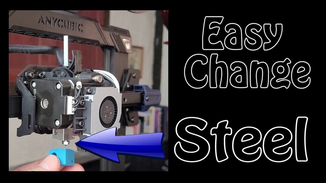 Anycubic Kobra Neo Nozzle Change - YouTube