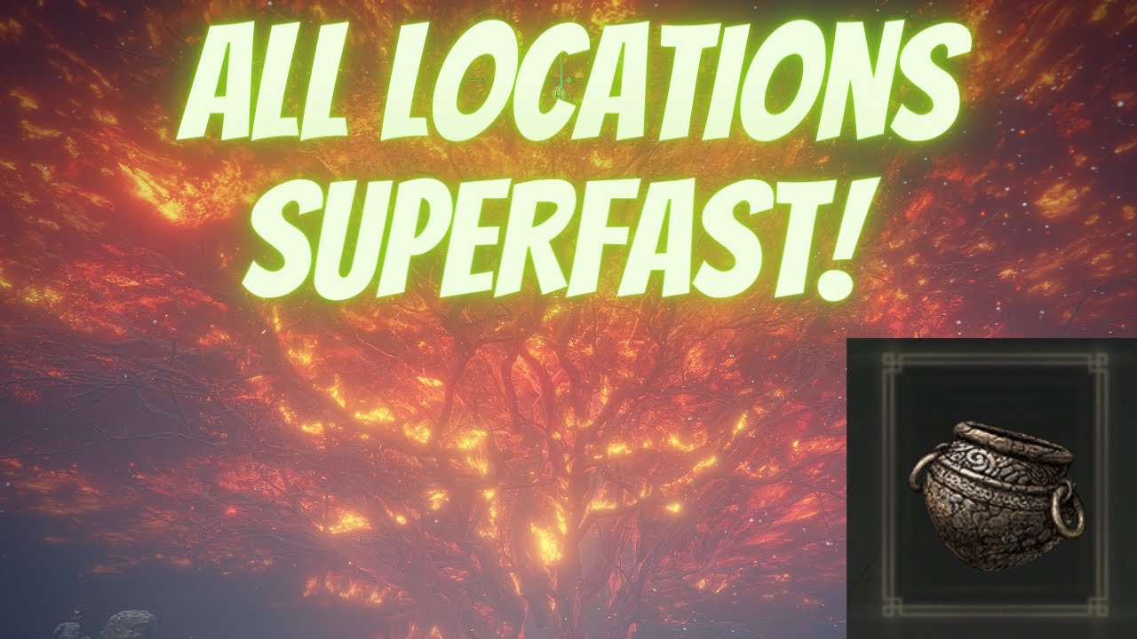 ALL Ritual Pot Locations (SUPERFAST) Elden Ring YouTube