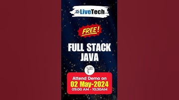 Free Full Stack Java Training in Hyderabad